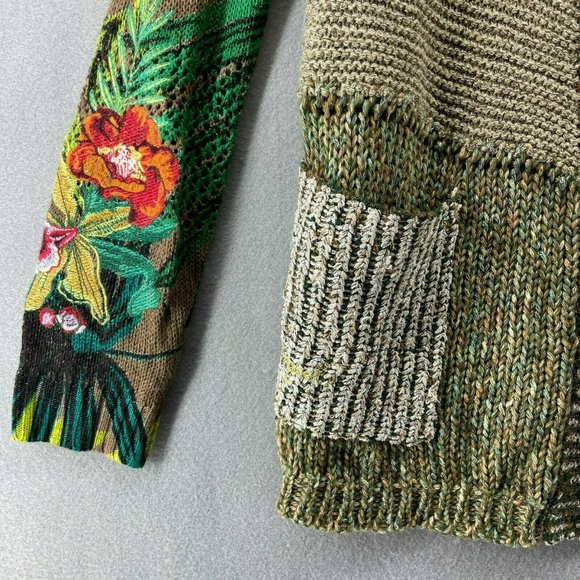 Desigual Multicolor Knit Cardigan - Picture 5 of 9